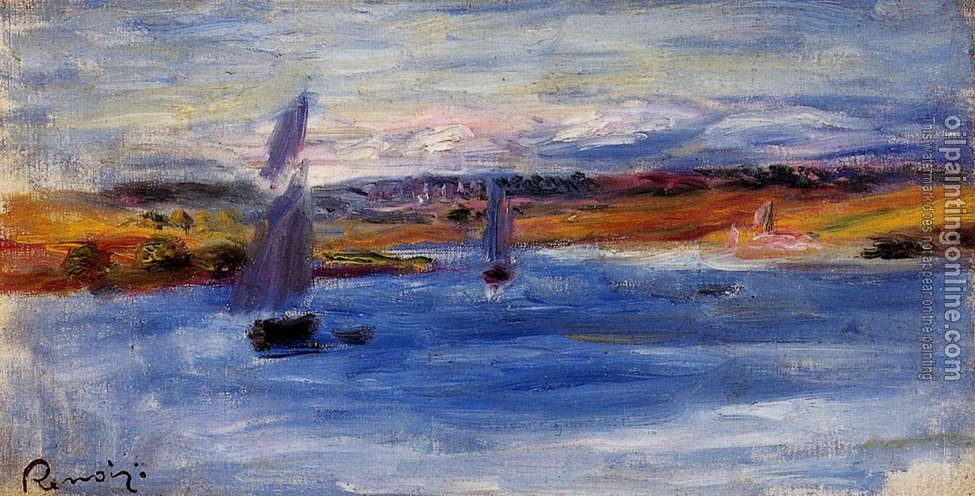 Renoir, Pierre Auguste - Sailboats
